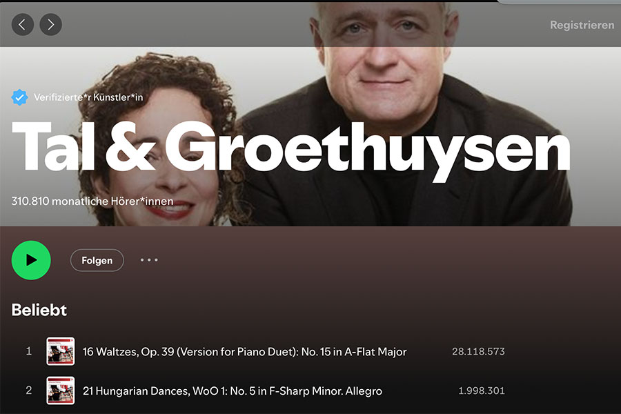 Rekord bei Spotify