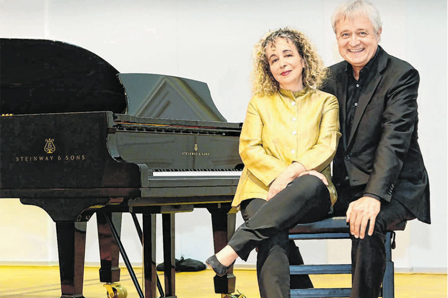Yaara & Andreas in der Bachwoche Ansbach